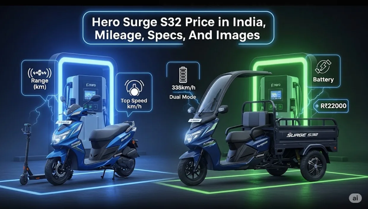 2025 Hero Surge s32 Price in India, Mileage, Specs, And Images