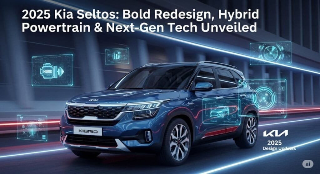 2025 Kia Seltos: Bold Redesign, Hybrid Powertrain & Next-Gen Tech Unveiled