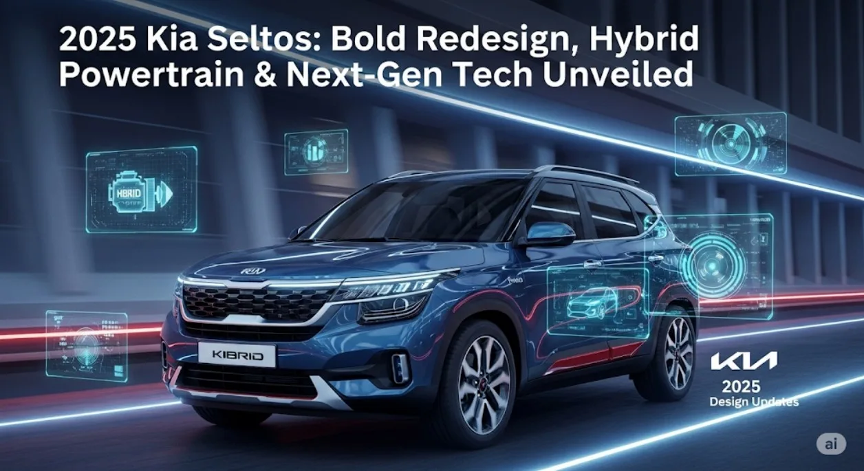 2025 Kia Seltos: Bold Redesign, Hybrid Powertrain & Next-Gen Tech Unveiled