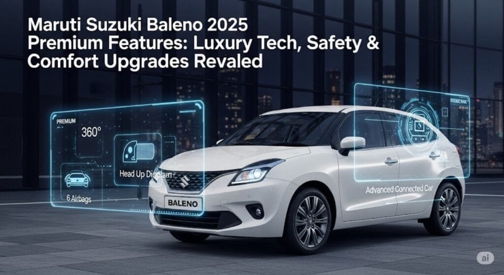 Maruti Suzuki Baleno 2025 Premium Features: Luxury Tech, Safety & Comfort Upgrades Revealed