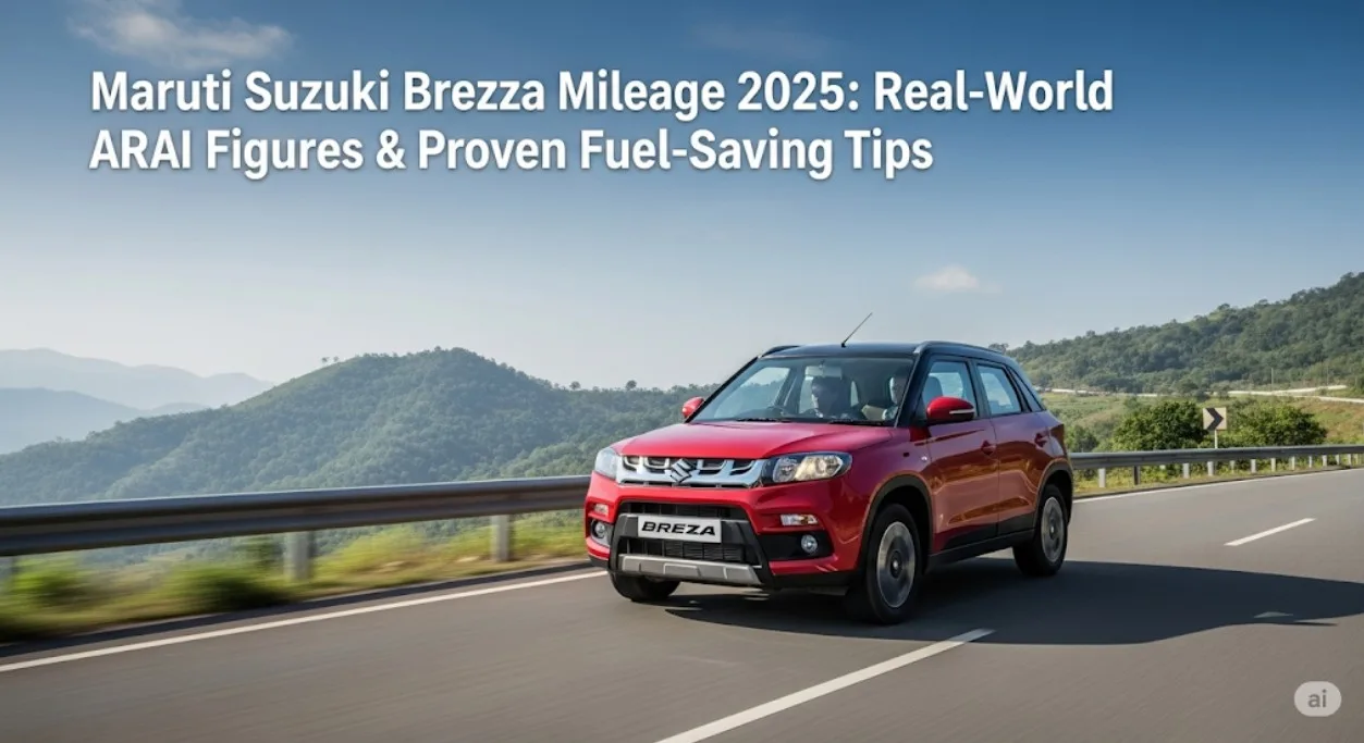 Maruti Suzuki Brezza Mileage 2025: Real-World ARAI Figures & Proven Fuel-Saving Tips