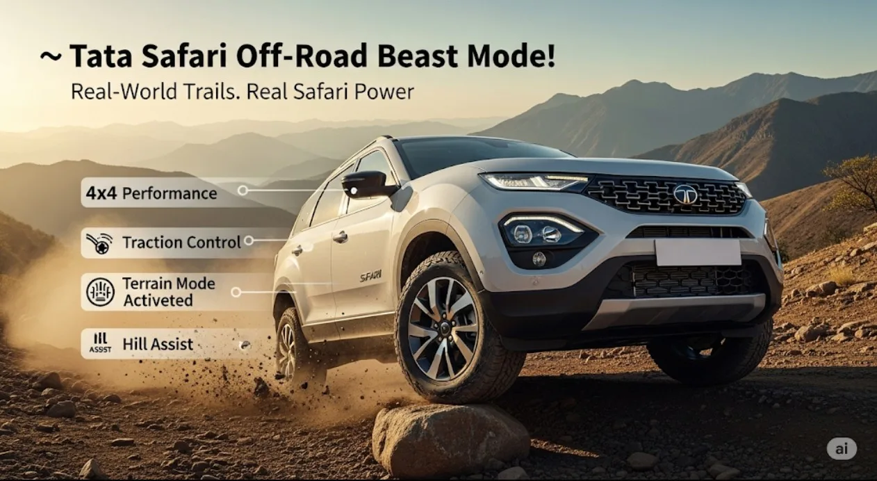 Tata Safari Off-Road Review: Conquering Trails and Terrain Like a Pro