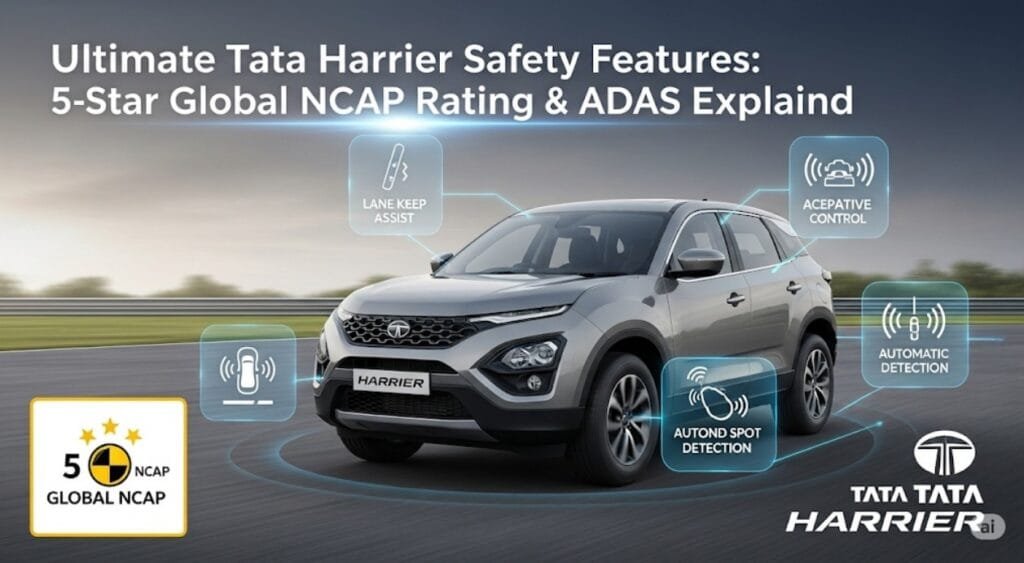 Ultimate Tata Harrier Safety Features: 5-Star Global NCAP Rating & ADAS Explained