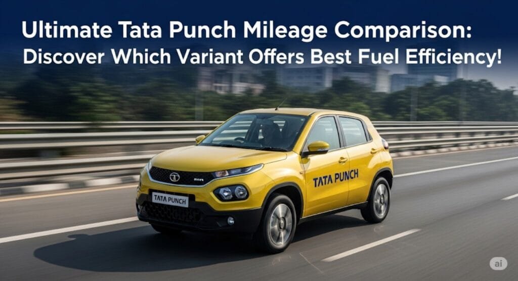 Ultimate Tata Punch Mileage Comparison: Discover Which Variant Offers the Best Fuel Efficiency!