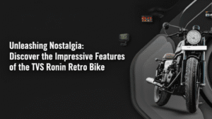 AI generated thumbnail for: Unleashing Nostalgia: Discover the Impressive Features of the TVS Ronin Retro Bike