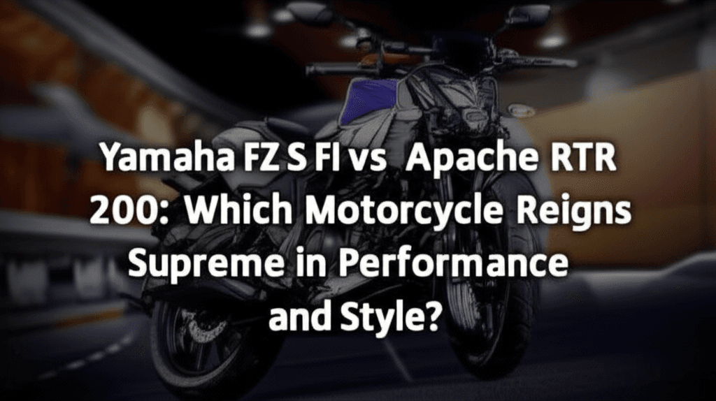AI generated thumbnail for: Yamaha FZ S FI vs Apache RTR 200: Which Motorcycle Reigns Supreme in Performance and Style?