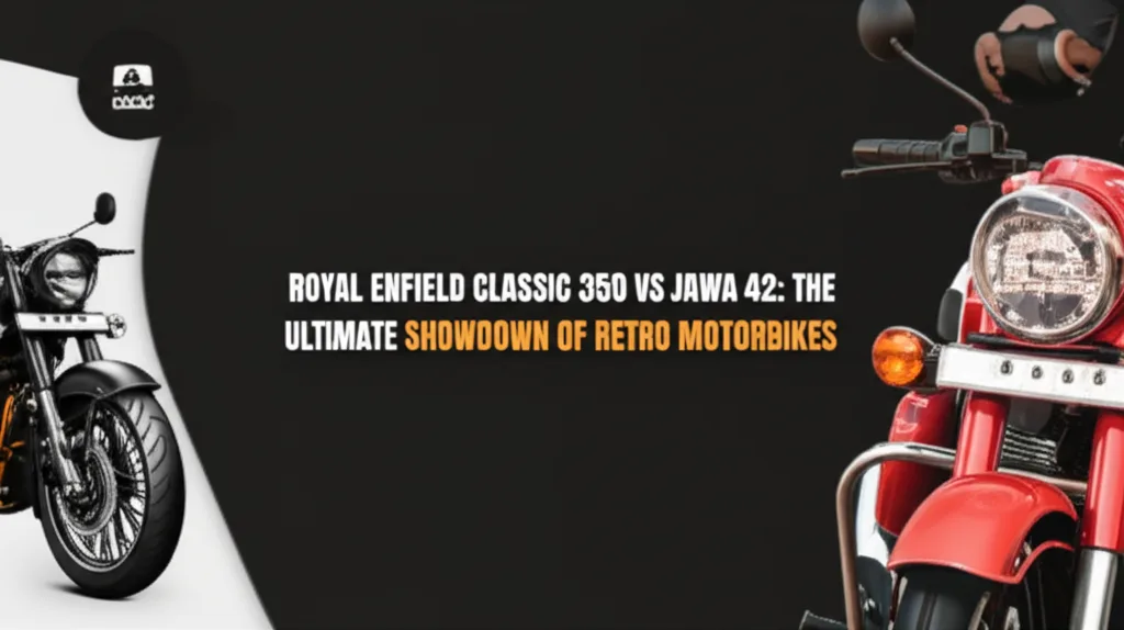 AI generated thumbnail for: Royal Enfield Classic 350 vs Jawa 42: The Ultimate Showdown of Retro Motorbikes