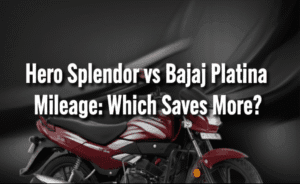 AI generated thumbnail for: Hero Splendor vs Bajaj Platina Mileage: Which Saves More?