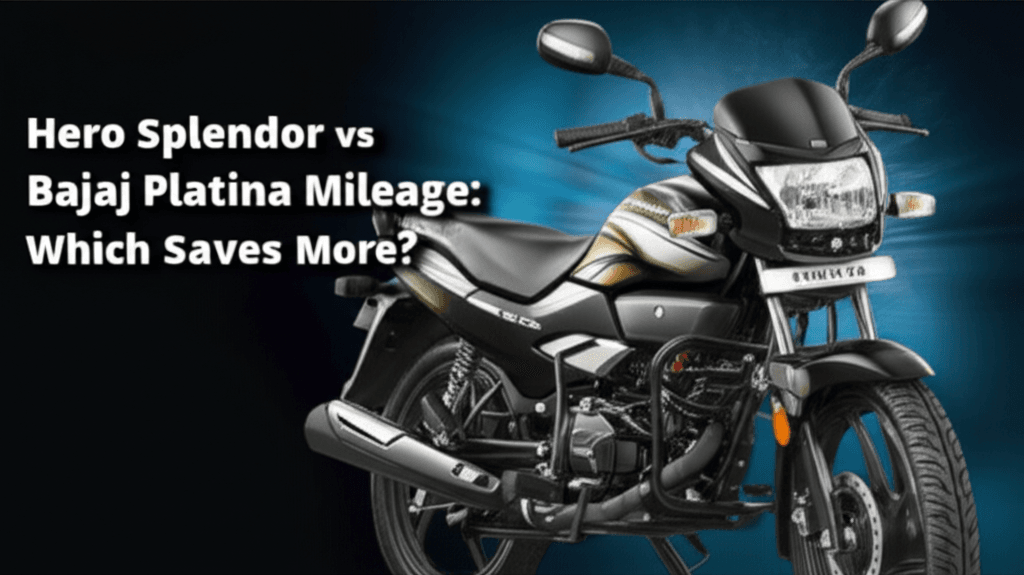 AI generated thumbnail for: Hero Splendor vs Bajaj Platina Mileage: Which Saves More?