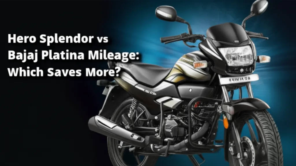AI generated thumbnail for: Hero Splendor vs Bajaj Platina Mileage: Which Saves More?