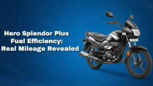 AI generated thumbnail for: Hero Splendor Plus Fuel Efficiency: Real Mileage Revealed